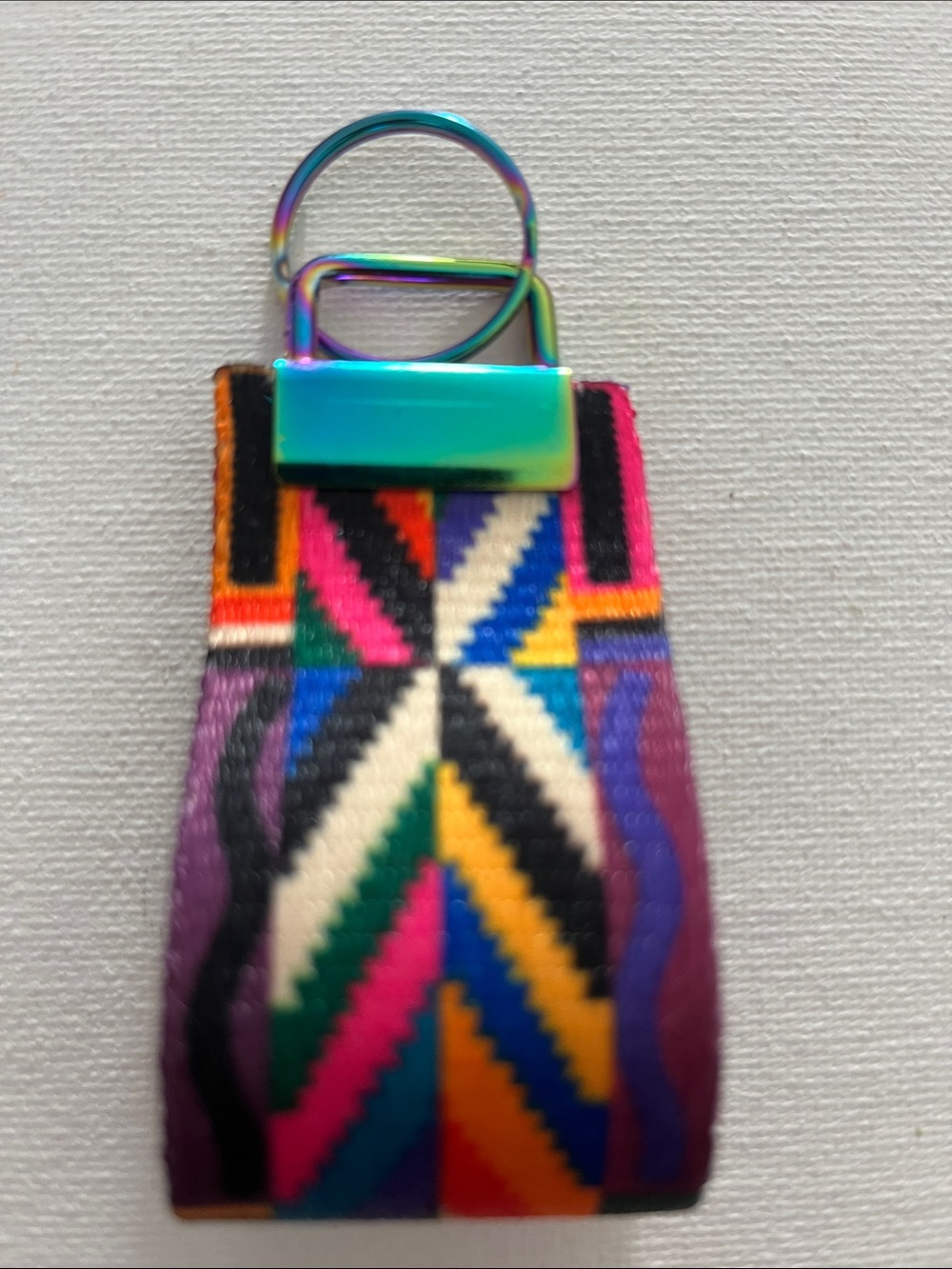 6 pc. Vibrant Patterned Purse Backpack Tassels Mini Key Fobs Gifts Fundraising - Picture 7 of 11